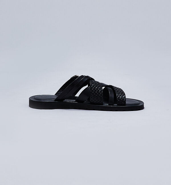 alfredoBANNISTER「マルチクロス レザーサンダル」|サンダル|