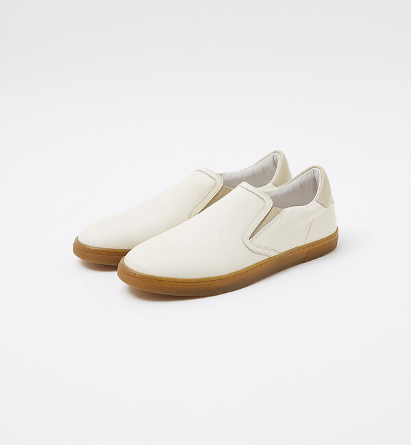 alfredoBANNISTER「【WEB別注】究極のベーシック オールレザースリッポンスニーカー」|スニーカー|