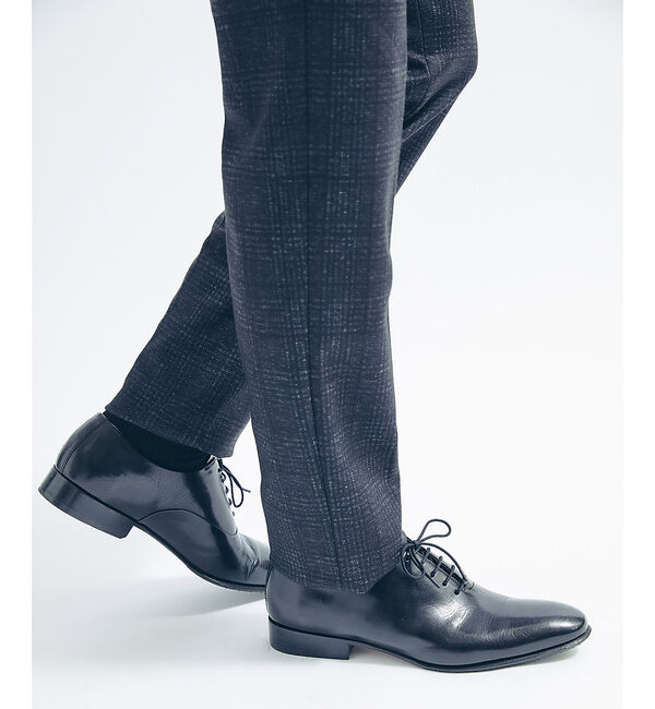 alfredoBANNISTER「セミスクエアトゥ ホールカットシューズ」|ビジネス・ドレスシューズ|ブラック