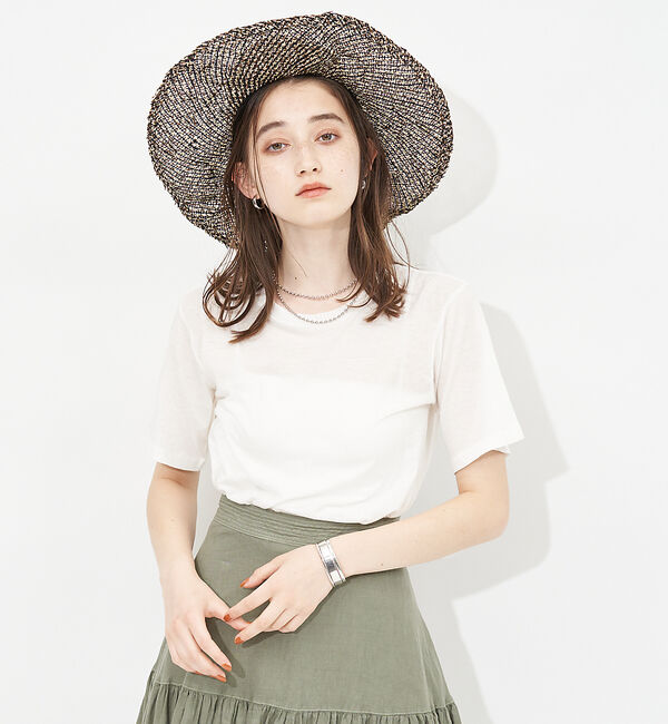 Rouge vif「ナチュラルダイTシャツ」|Tシャツ・カットソー|ホワイト