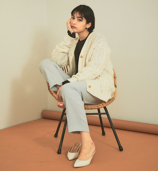 Rouge vif「ケーブルニットカーデ」|カーディガン|