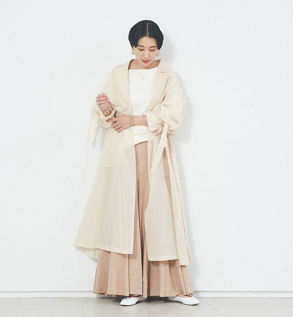 Rouge vif「シアーライトコート」|トレンチコート|