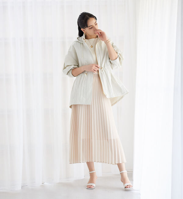 Rouge vif「シアープリーツスカート」|スカート|