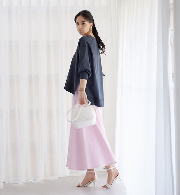 Rouge vif「コットンツィストドライフレアスカート」|スカート|