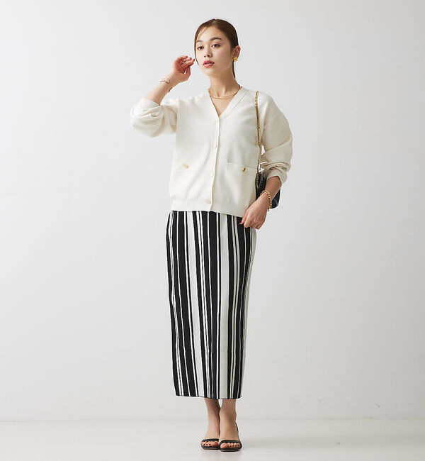 Rouge vif「【セットアップ対応】ジャガードニットスカート」|スカート|