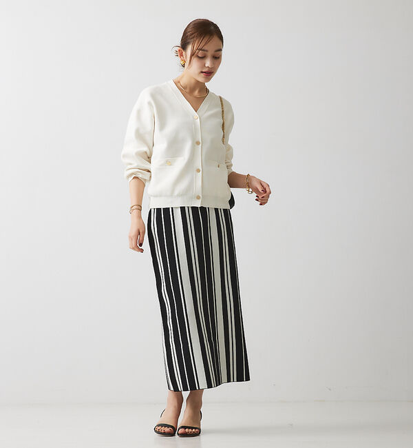 Rouge vif「【セットアップ対応】ジャガードニットスカート」|スカート|