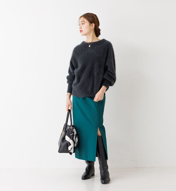 Rouge vif「ストレッチ タイトスリットスカート」|スカート|