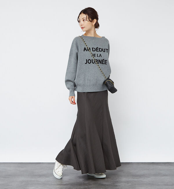 Rouge vif「【一部店舗限定】 ジャガードロゴニット」|ニット・セーター|