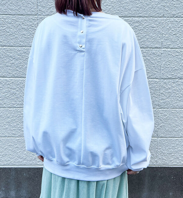 Rouge vif「ゆるシルエットバックヘンリーカットプルオーバー」|Tシャツ・カットソー|