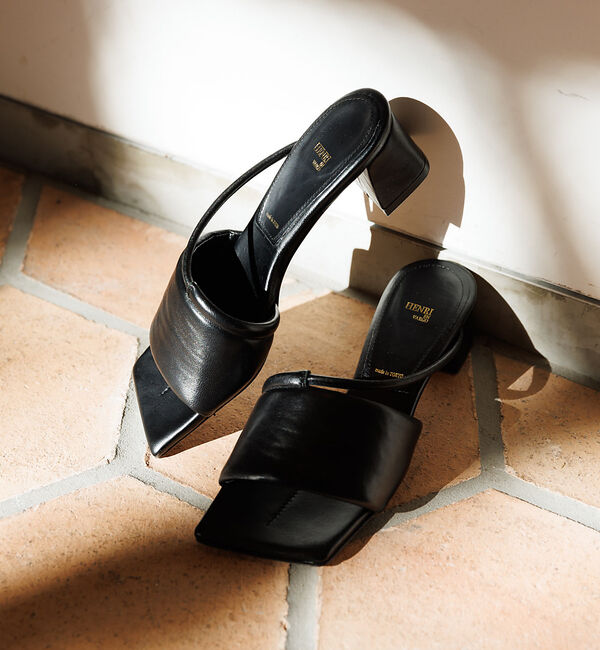 Rouge vif「【HENRI EN VARGO/ヘンリ エン ヴァーゴ】HAZEL ミュールサン」|サンダル|