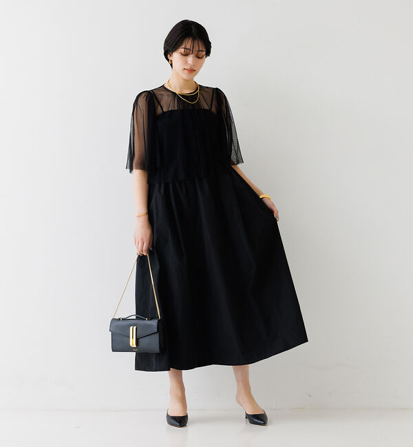 Rouge vif「チュールセット2WAY フレアワンピース」|ワンピース|