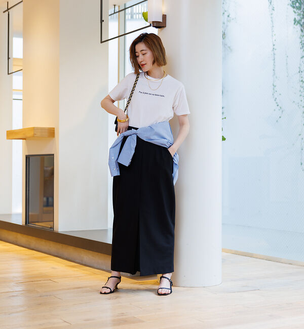 Rouge vif「ロゴコンパクトTシャツ」|Tシャツ・カットソー|