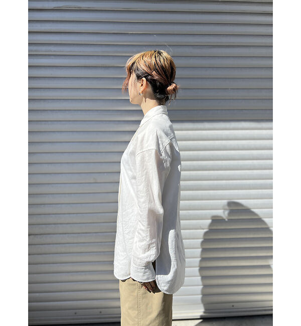 Rouge vif「綿麻レギュラー ナチュラルシャツ」|シャツ・ブラウス|