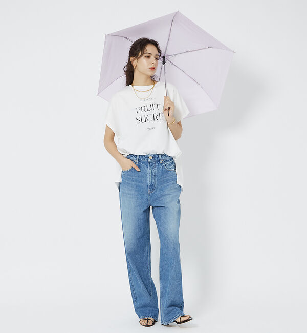 Rouge vif「折り畳み傘 / FLAT / ミニ / 軽量 / 晴雨兼用 /パステルカラー /」|傘|