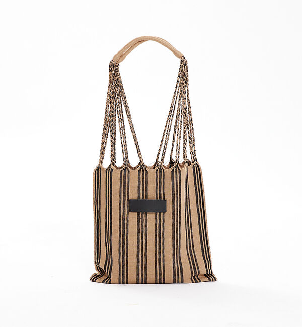 Rouge vif「【MoonBird】ハンモックトート / S / 手織り / Hanmmock」|ハンドバッグ|ベージュ系その他1