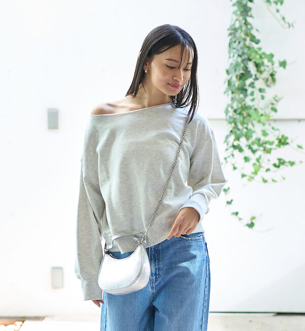 Rouge vif「【一部店舗限定】オフショルルーズスウェット」|スウェット・ジャージ|