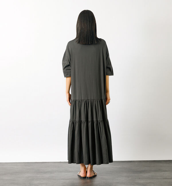 Rouge vif「【MICA&DEAL/マイカアンドディール】tired cut ops　ギャザー」|ワンピース|