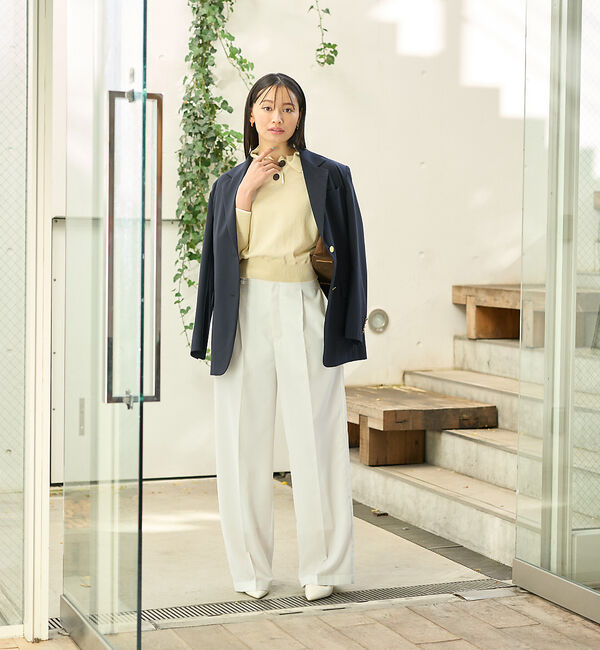 Rouge vif「【セットアップ対応】ビッグシルエットシングルジャケット」|テーラードジャケット|