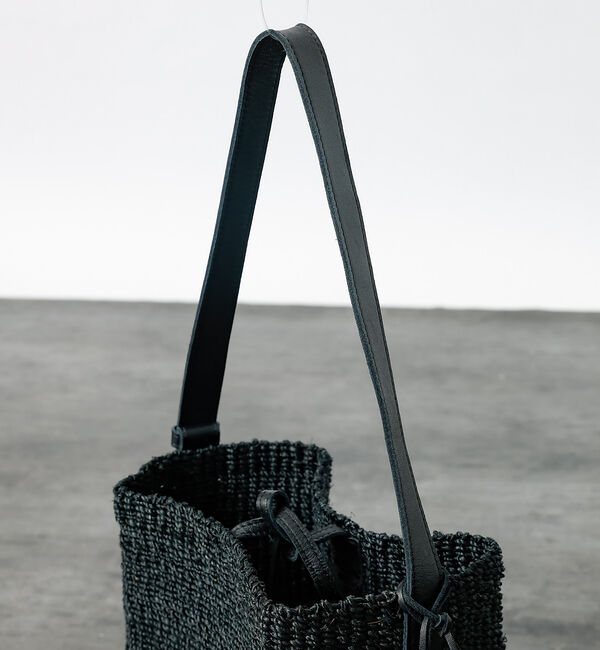 Rouge vif「【BAGMATI / バグマティ】ワンハンドル かごバッグ / ブラック【WEB」|ハンドバッグ|