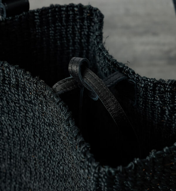 Rouge vif「【BAGMATI / バグマティ】ワンハンドル かごバッグ / ブラック【WEB」|ハンドバッグ|