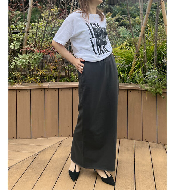 Rouge vif「【MICA&DEAL /マイカアンドディール】タイトイージースカート」|スカート|