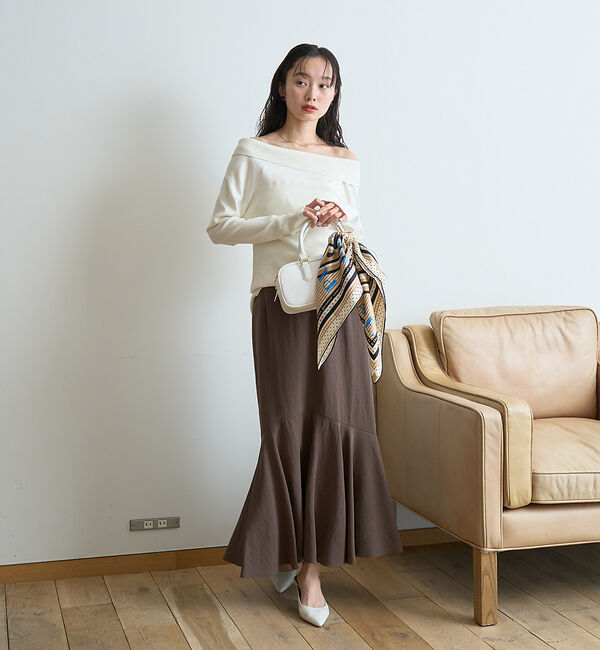 Rouge vif「切替マーメイドスカート」|スカート|