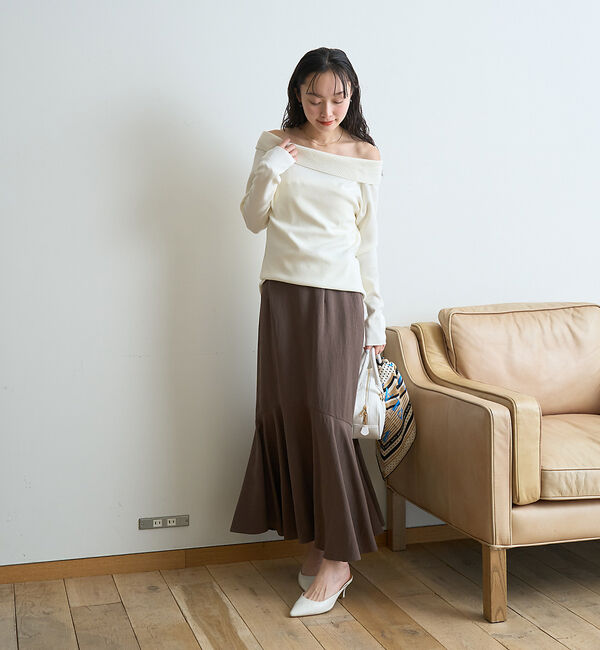 Rouge vif「切替マーメイドスカート」|スカート|