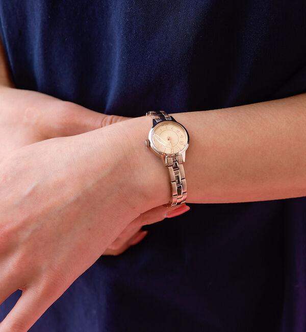 Rouge vif「【MATOW/マトウ】 Tsuki清月mw005001/2/ ROUND/腕時計」|腕時計|シャンパンゴールド