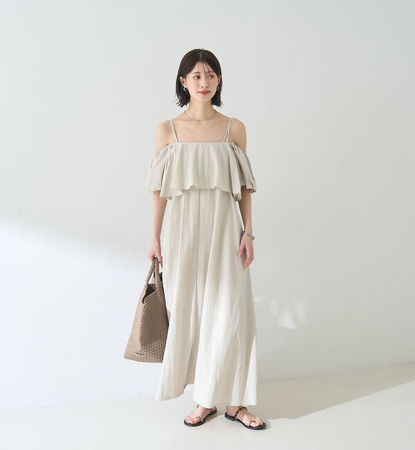 Rouge vif「【一部店舗限定】【2点セット】ビスチェ&times;キャミワンピ SETUP」|ワンピース|