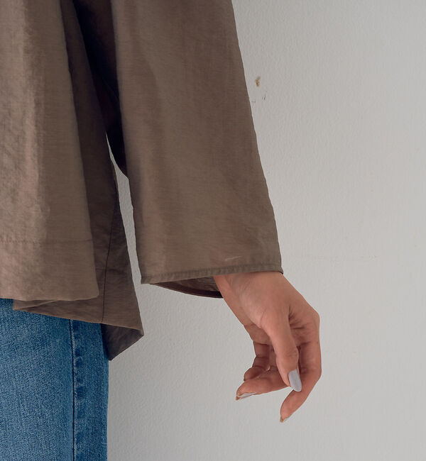 Rouge vif「はおりシアーシャツジャケット」|シャツ・ブラウス|