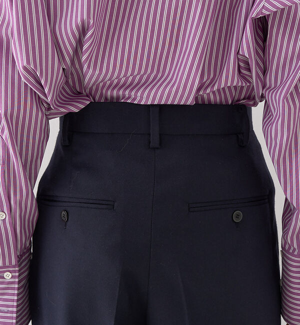 Rouge vif「【セットアップ対応】メンズライクウール混サキソニーテーパードパンツ」|その他|