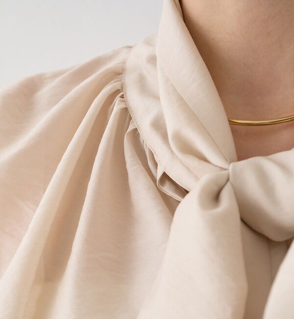 Rouge vif「【一部店舗限定】袖ボリュームボウタイブラウス」|シャツ・ブラウス|