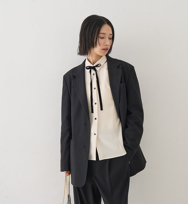 Rouge vif「リボン付きブラウス」|シャツ・ブラウス|