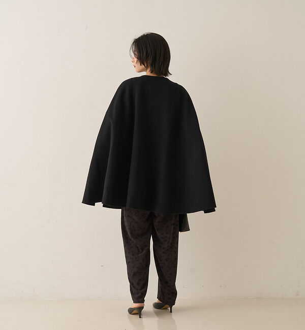 Rouge vif「【ウールSuper110&rsquo;s】リバーマントコート」|ノーカラーコート|