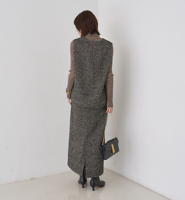 Rouge vif「【セットアップ対応】ポリウーリングカルセタイトスカート」|スカート|