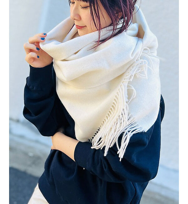 Rouge vif「【定番人気】【2025AW新作】【TWEEDMILL/ツイードミル】大判ストール」|マフラー|