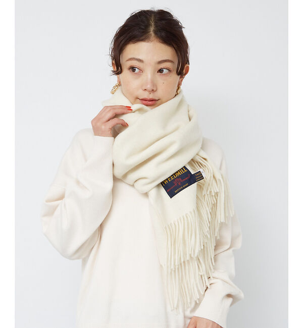 Rouge vif「【定番人気】【2025AW新作】【TWEEDMILL/ツイードミル】大判ストール」|マフラー|