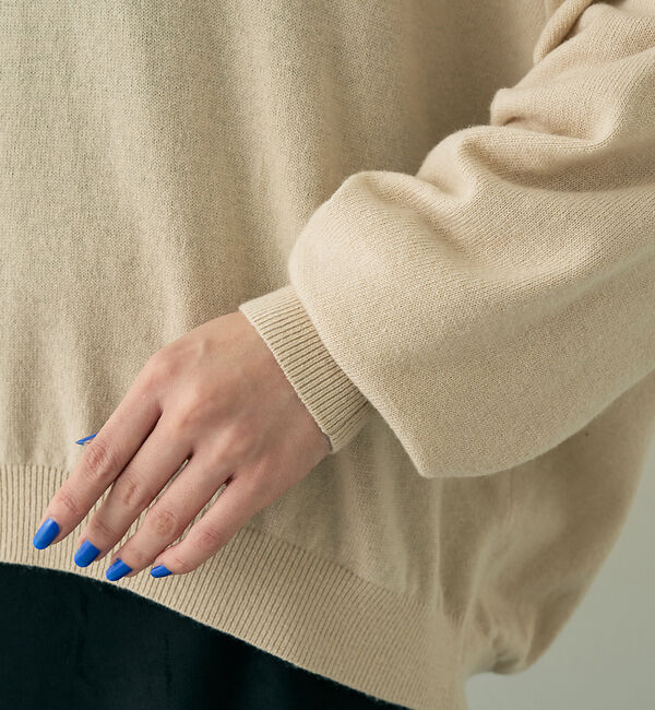 Rouge vif「カシミヤ混ウール襟付きスキッパーニット」|ニット・セーター|