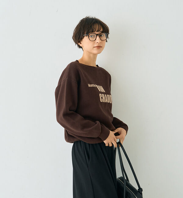 Rouge vif「ノエルロゴニットプルオーバー」|ニット・セーター|