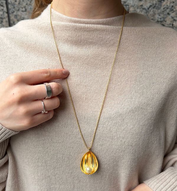 Rouge vif「【Caline Paris/カリーヌパリ 】ゴールドチャームネックレス」|ネックレス|