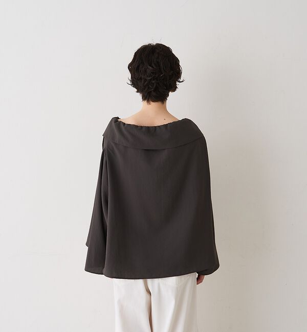 Rouge vif「オーバーカラー変形 テントラインブラウス」|シャツ・ブラウス|