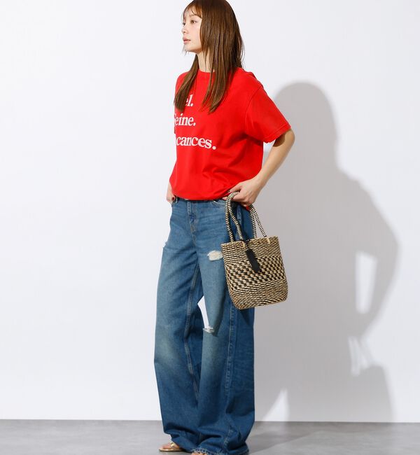 Rouge vif「【BAGMATI / バグマティ】アバカバスケット S / ワンハンドル かごバ」|かごバッグ|