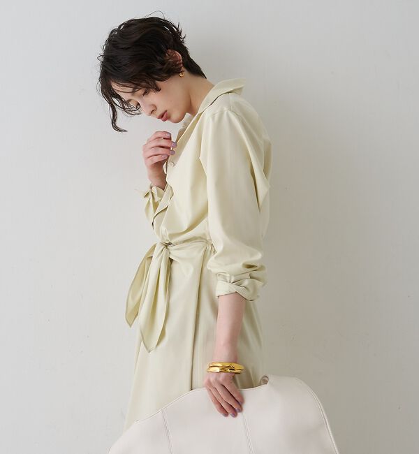 Rouge vif「ドレープウエストリボンワンピース」|ワンピース|