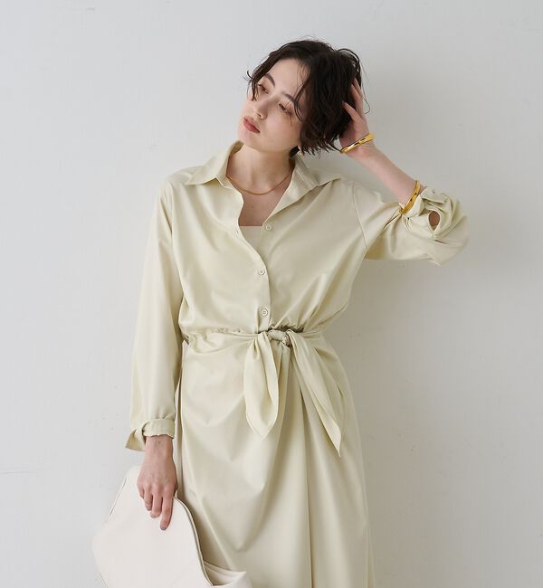 Rouge vif「ドレープウエストリボンワンピース」|ワンピース|