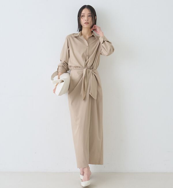 Rouge vif「ドレープウエストリボンワンピース」|ワンピース|