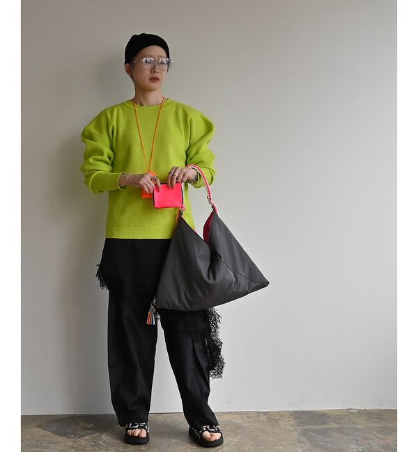 Rouge vif「【cheek/チーク】ネオンハンドルトライアングルショルダー/C26002/ワン」|ショルダー・メッセンジャー|