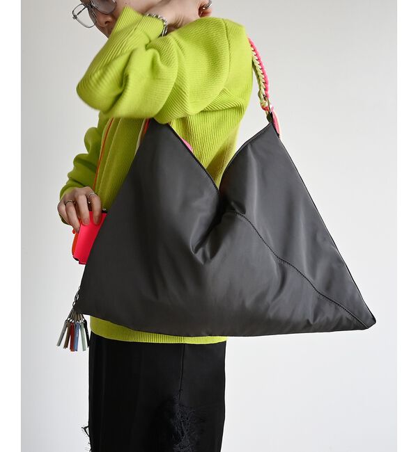 Rouge vif「【cheek/チーク】ネオンハンドルトライアングルショルダー/C26002/ワン」|ショルダー・メッセンジャー|