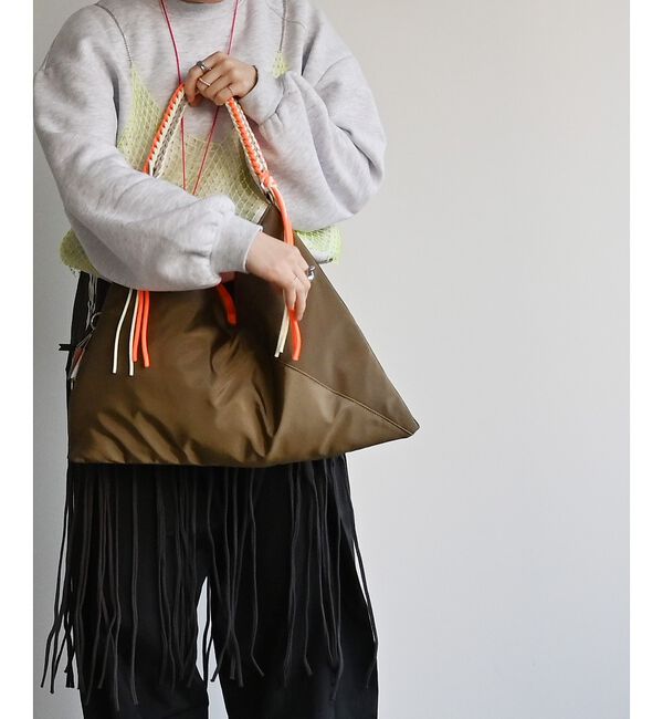 Rouge vif「【cheek/チーク】ネオンハンドルトライアングルショルダー/C26002/ワン」|ショルダー・メッセンジャー|