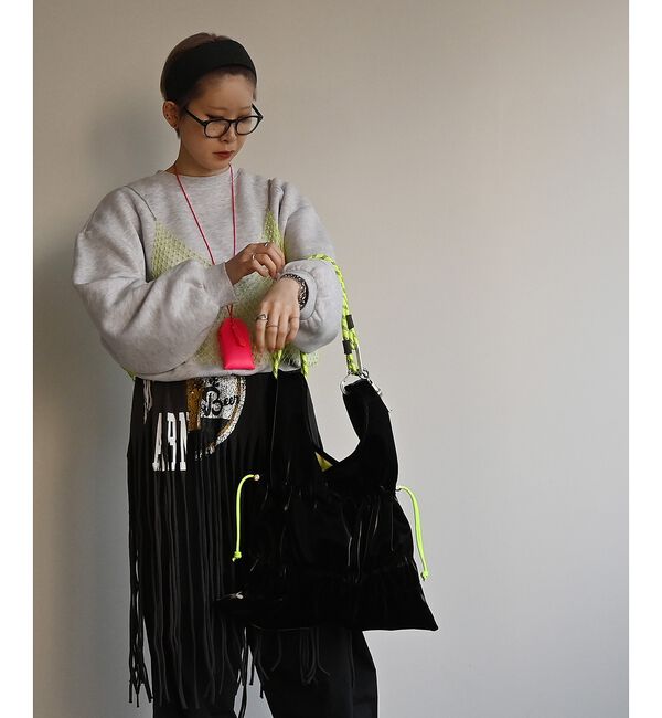 Rouge vif「【cheek/チーク】　TieredcodeoneShoulder/ティアードコ」|ショルダー・メッセンジャー|