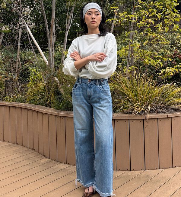 Rouge vif「【RED CARD/レッドカード】Wish ウィッシュ ワイドストレートデニム/」|デニム|